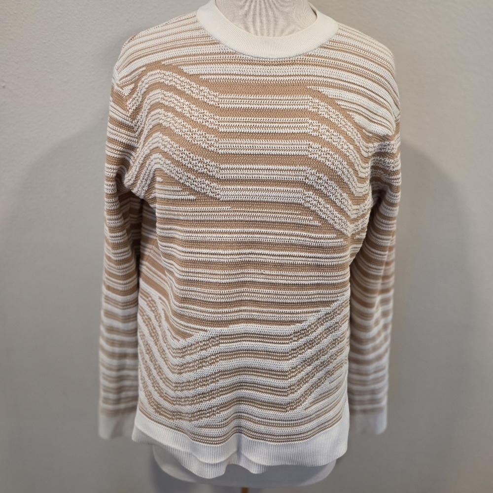 Opening Ceremony Crew Neck Striped Sweater